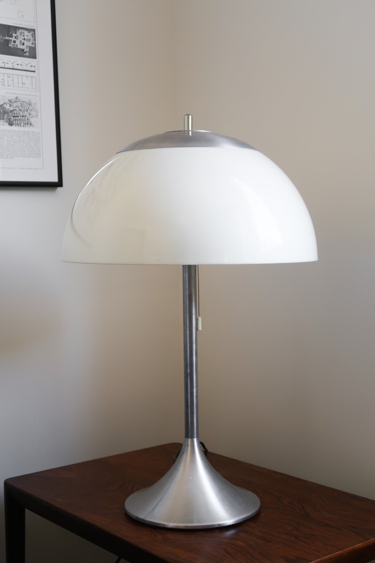 Lampe champignon pied tulipe