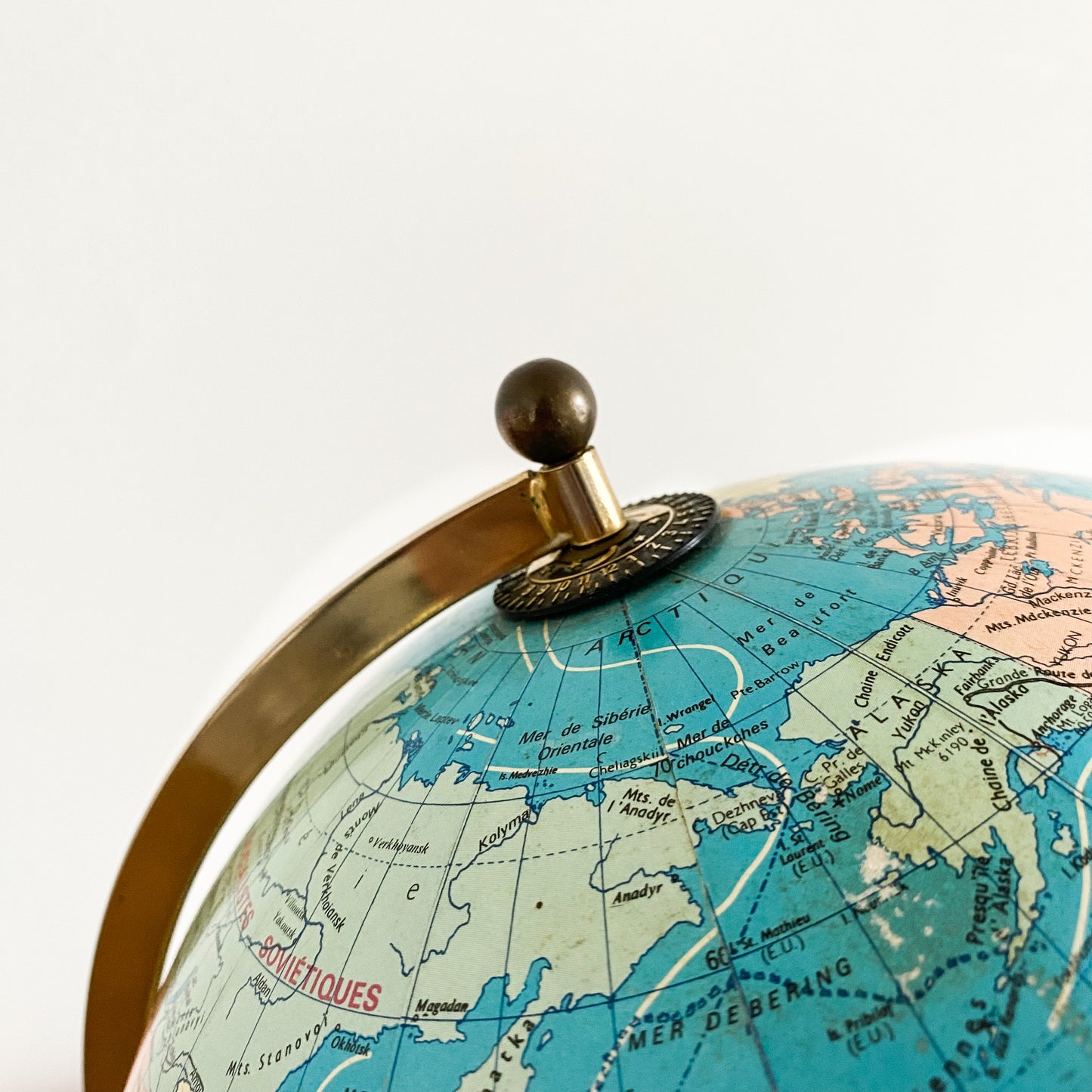 globe lumineux vintage cartes taride