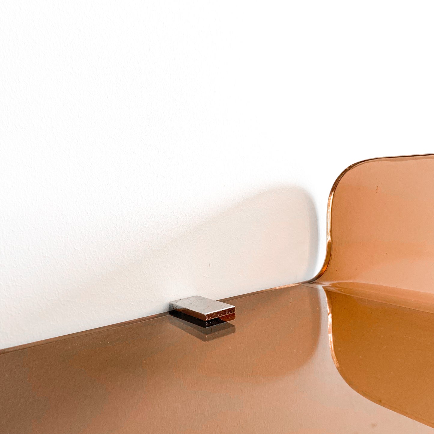 tablette plexiglas vintage