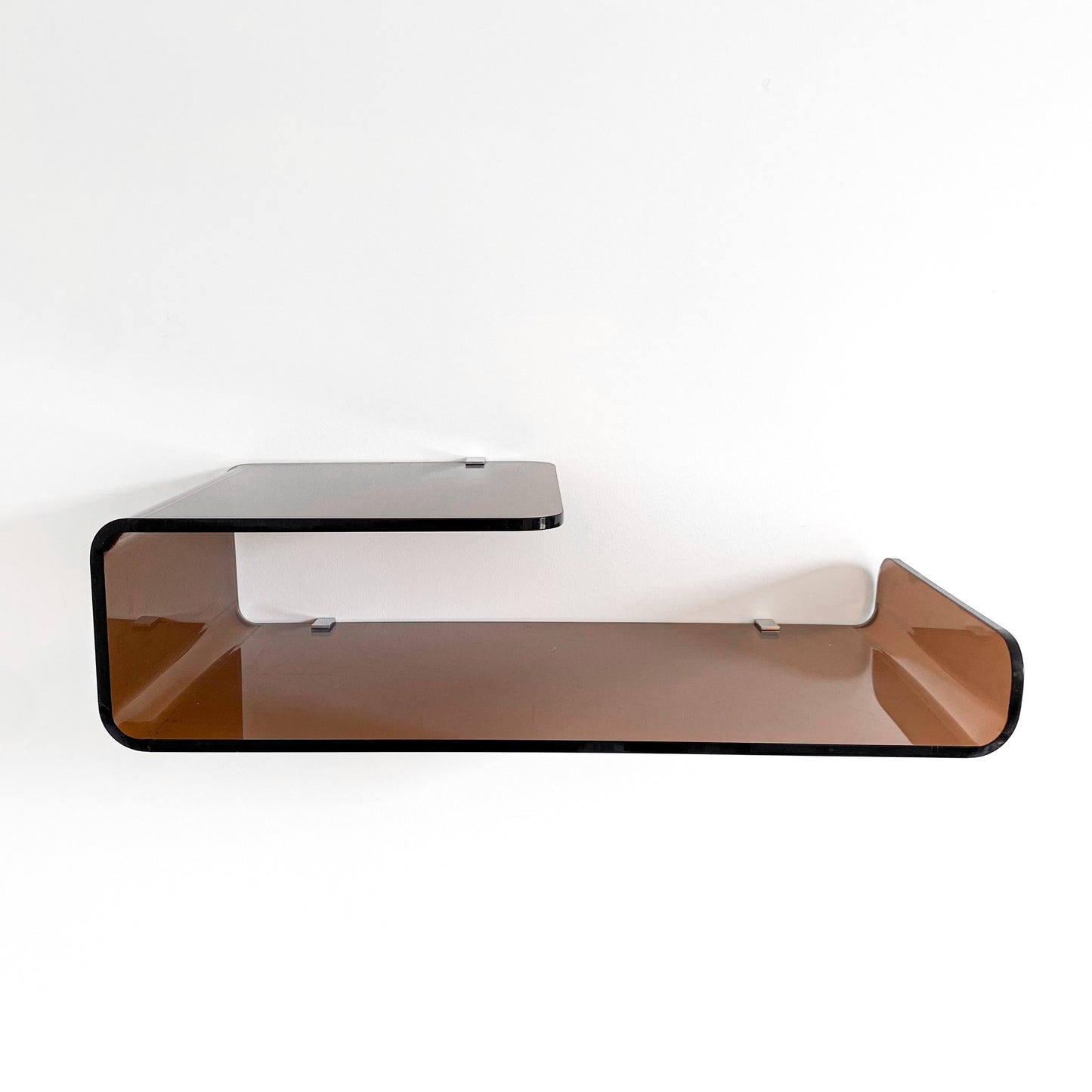 tablette plexiglas vintage