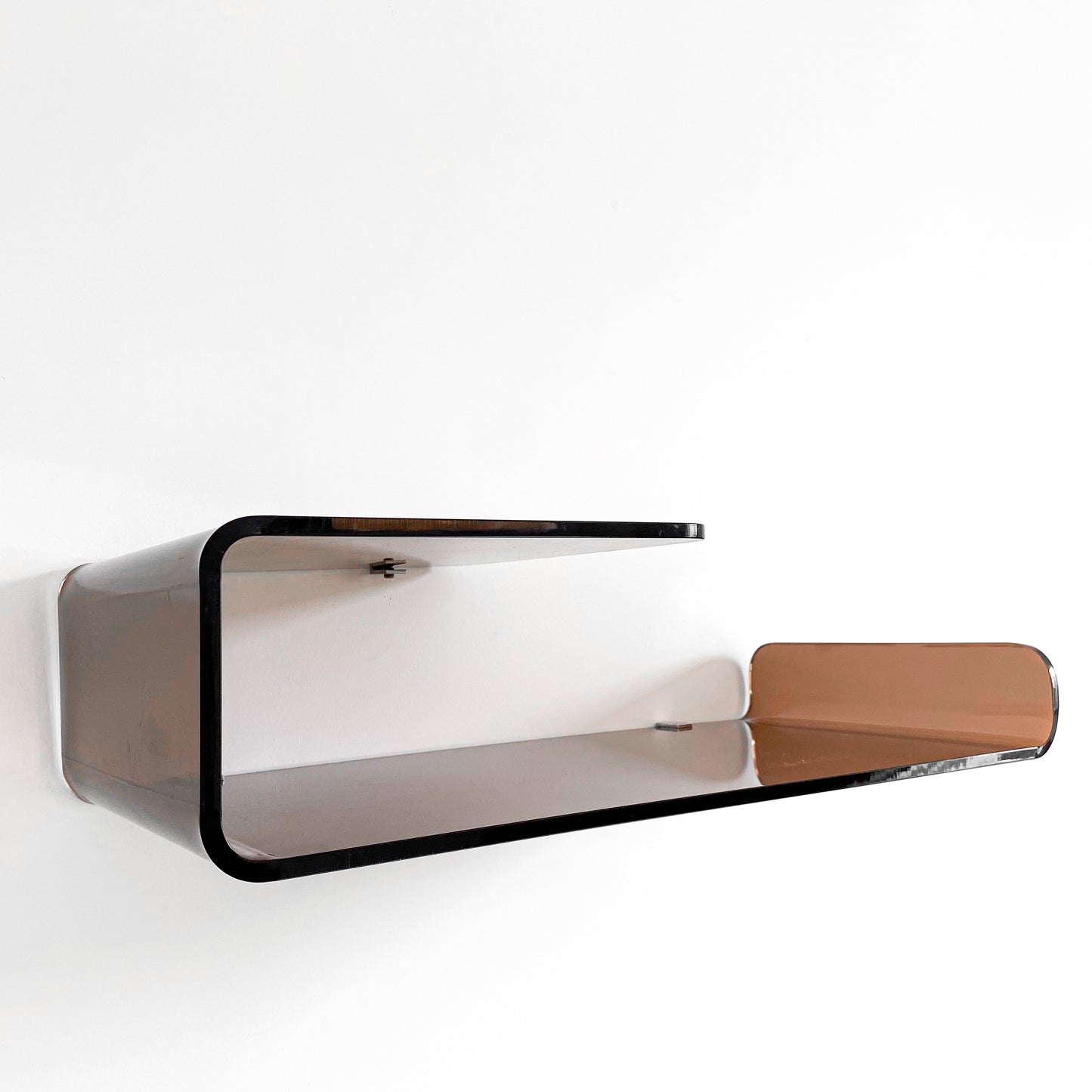 tablette plexiglas vintage