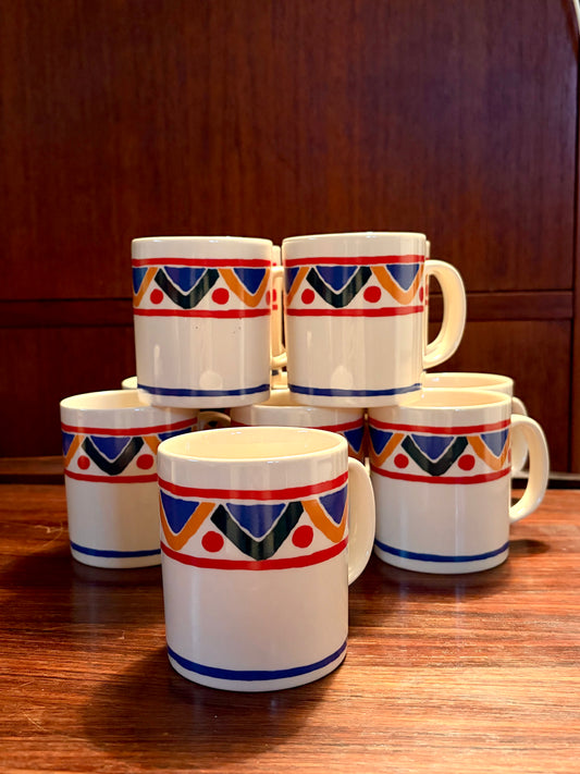 Mugs Mobil céramique années 80