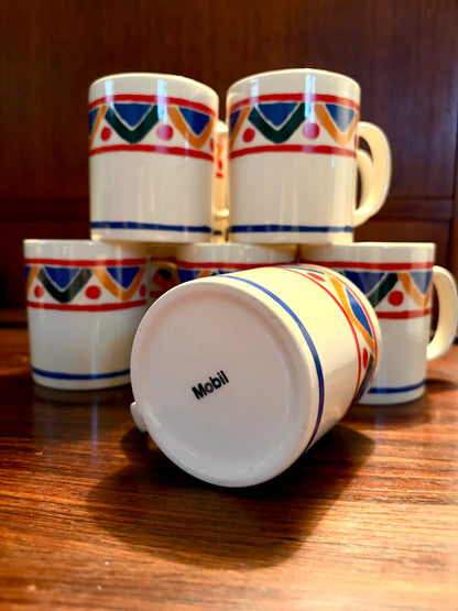 Mugs Mobil céramique années 80