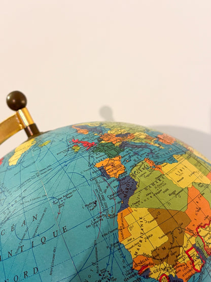 Globe Carte Taride 1965