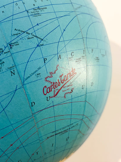 Globe Carte Taride 1965