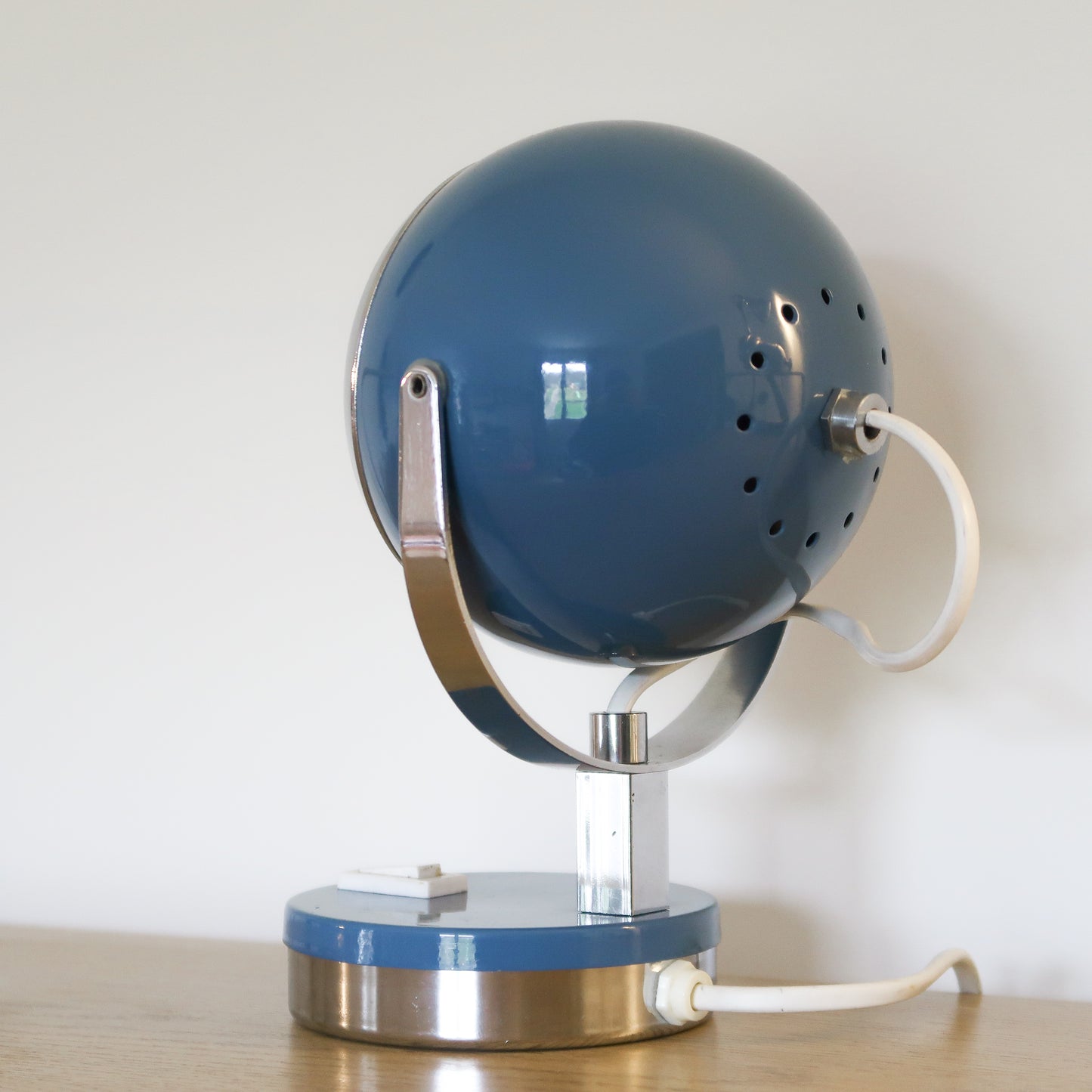 Lampe Eyeball Vintage Bleu