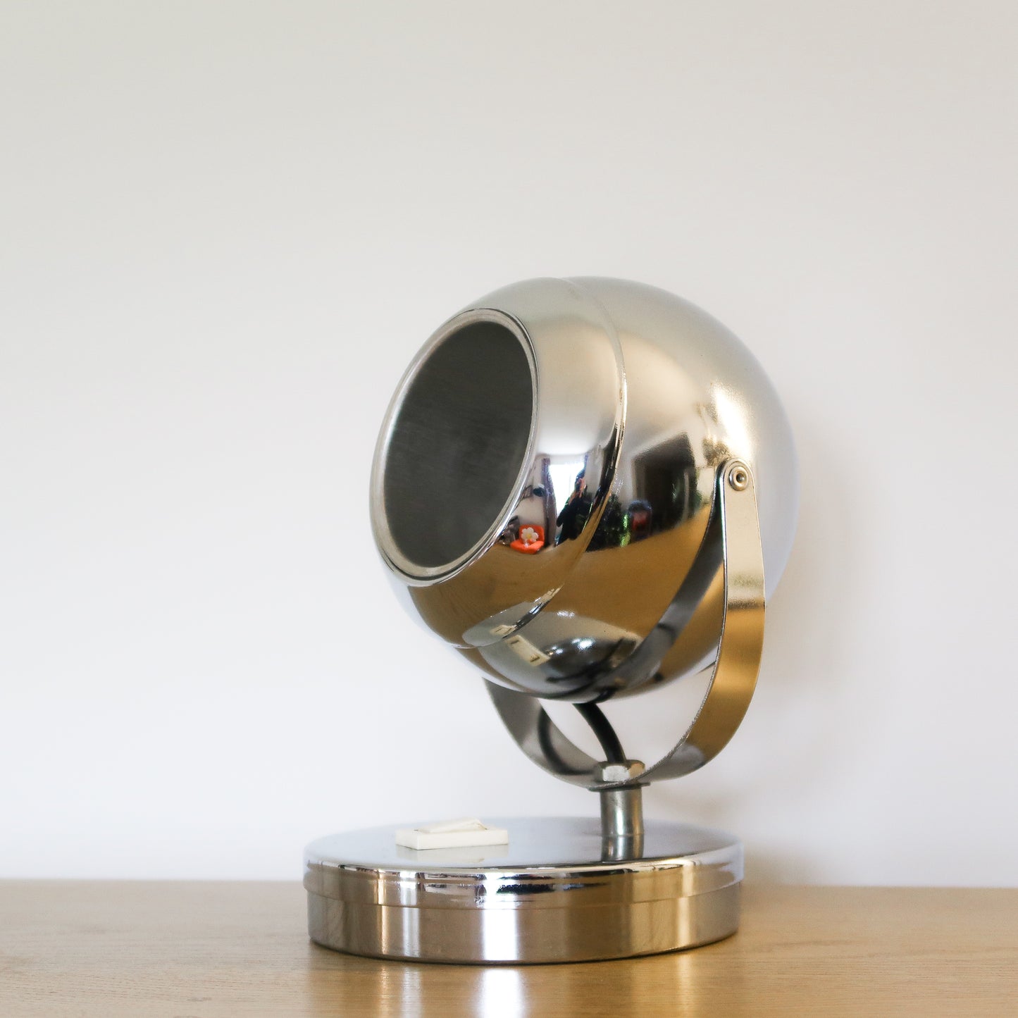 Lampe Eyeball Vintage Chromée