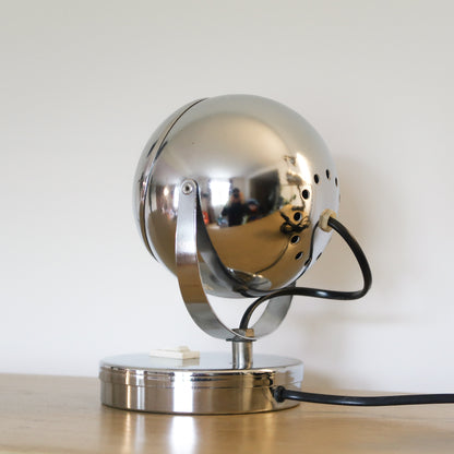 Lampe Eyeball Vintage Chromée